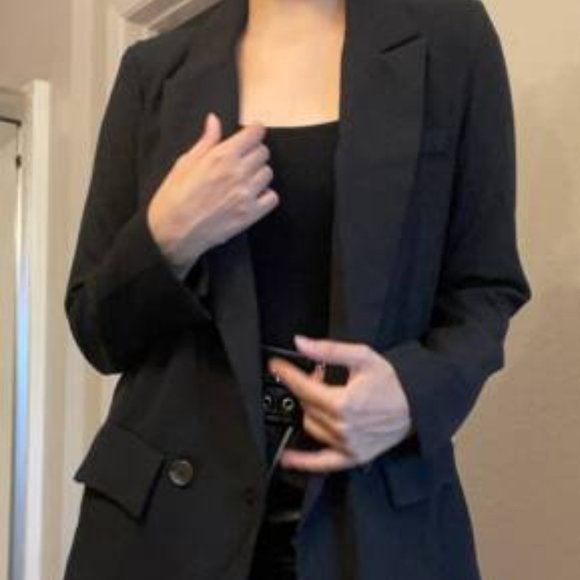 THE CLASSIC Black Blazer Jacket - Picture 4 of 5